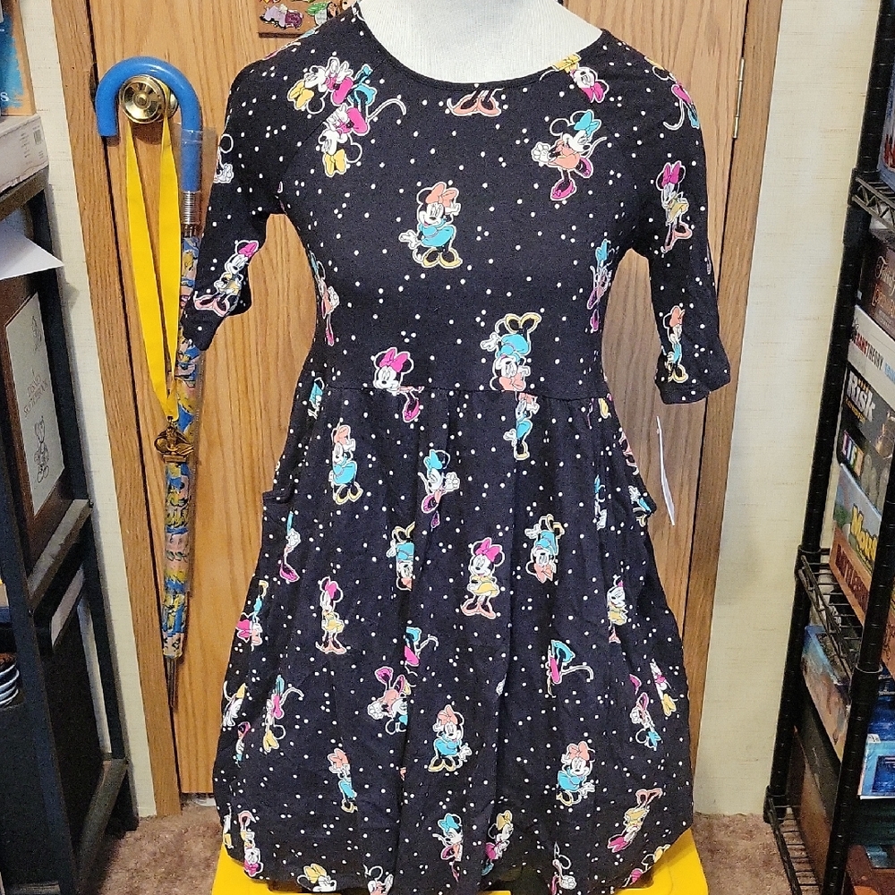 Disney Black Dress with Minnie Mouse